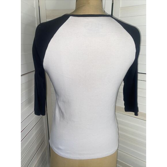 Firestone Walker Brewing Co. 805 Women's Medium Black White Henley T-Shirt - Picture 4 of 7